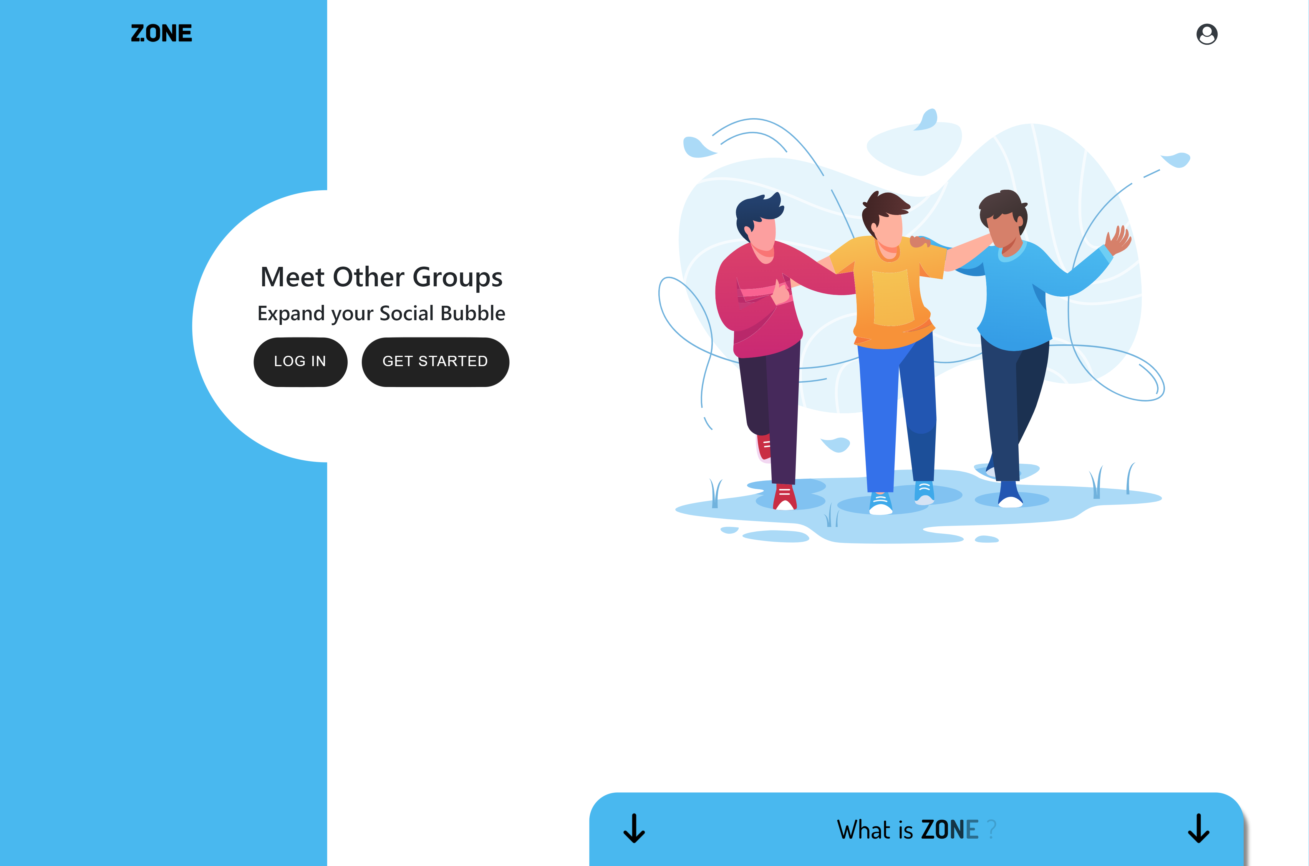 Social Bubble Website